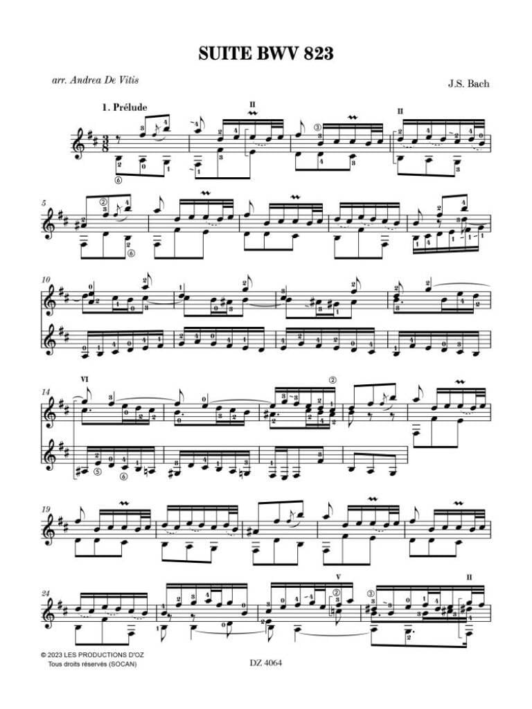 Suite BWV 823
